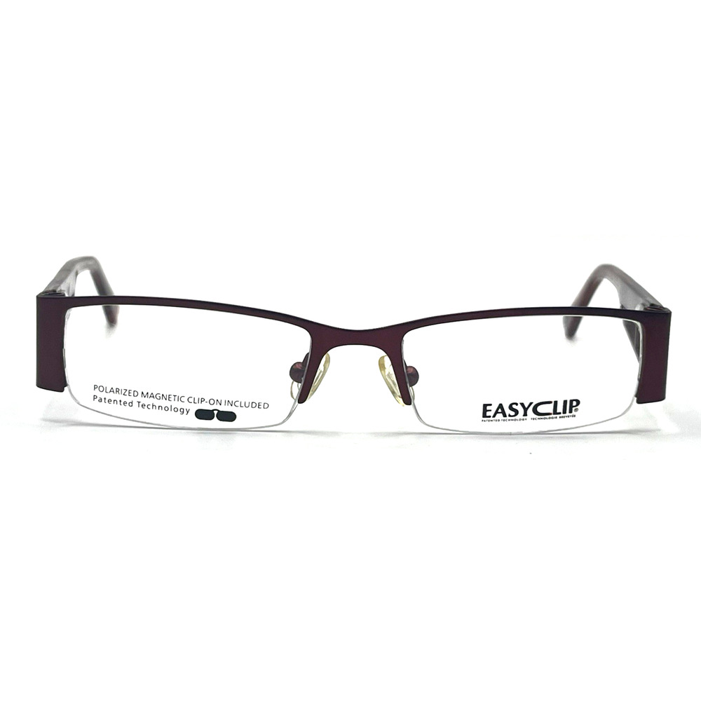 EASYCLIP Q4092 RED/ORANGE EYEGLASSES SUNGLASSES FRAMES 48-17-135